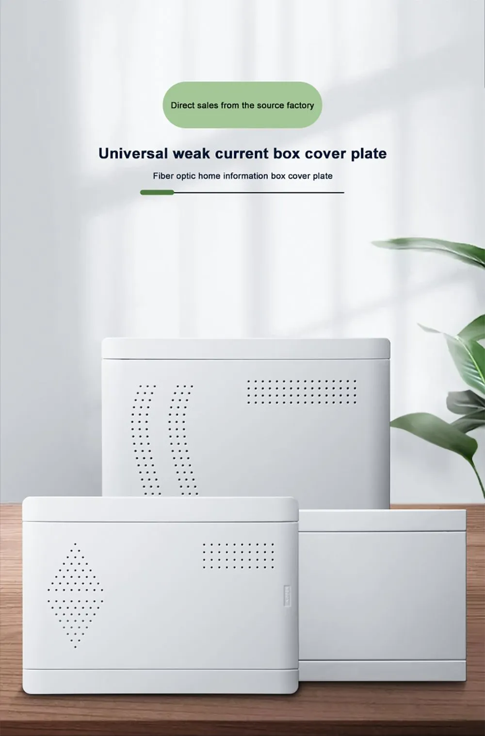 Fiber To The Home Information Box Plastic Cover Panel