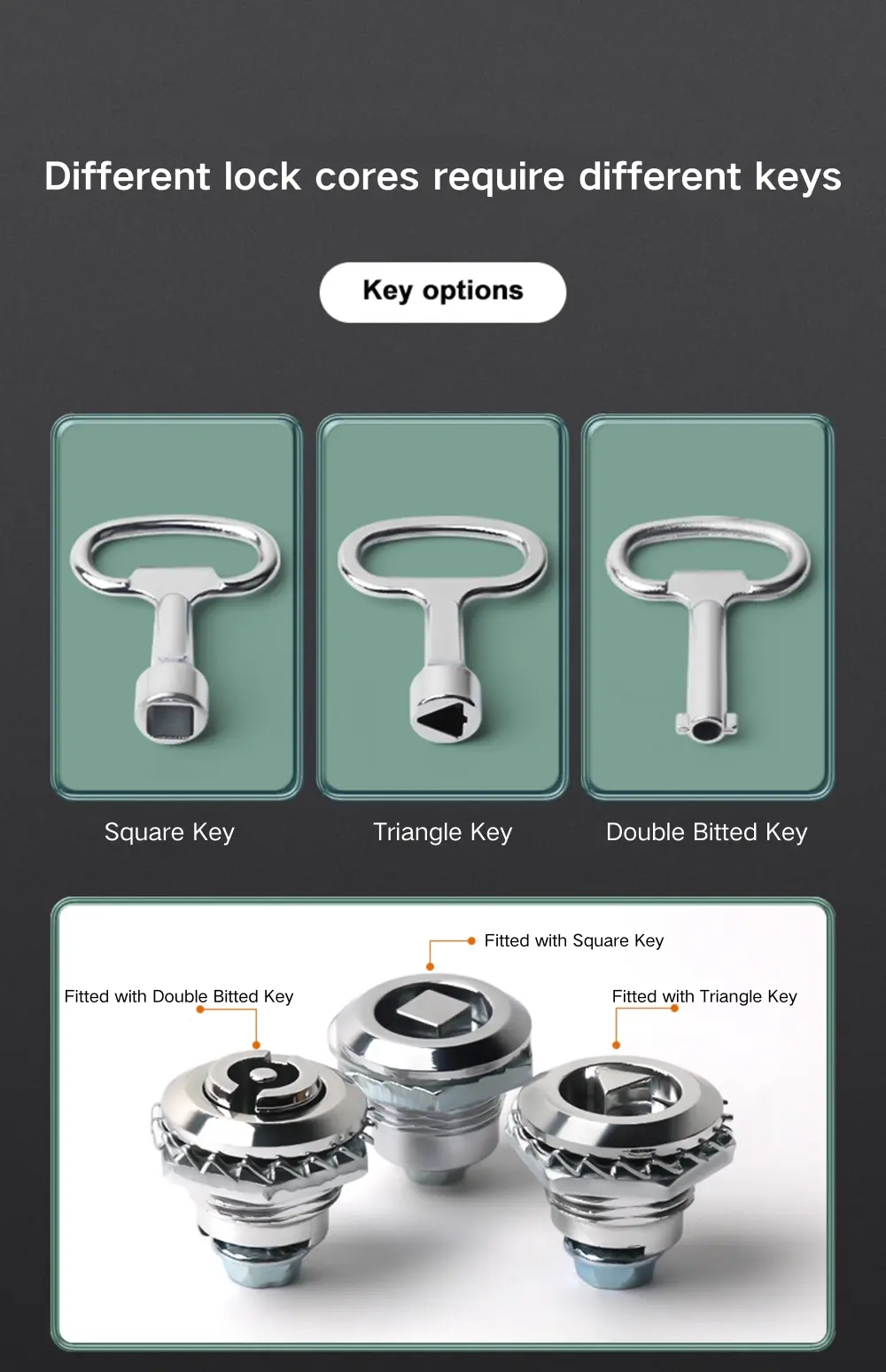 Stainless Steel Square Key