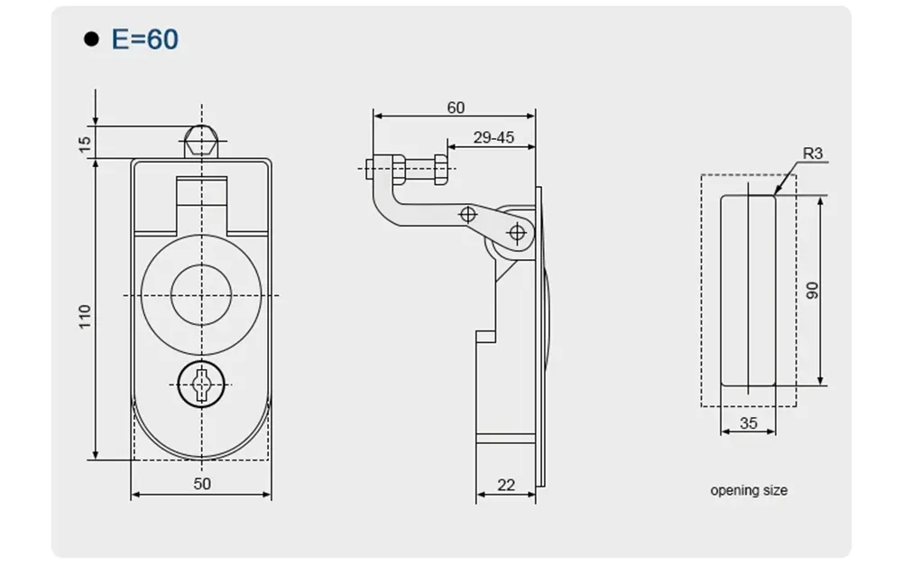 Lever Push Lock For Rv