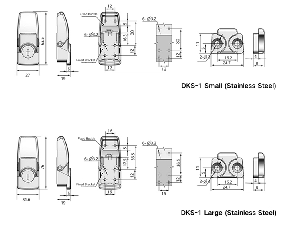 Electrical Enclosures Recessed Draw Latch Lock