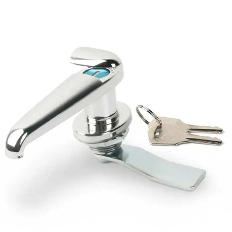 Roterende handgreep vergrendeld Roterende handgreep vergrendeld